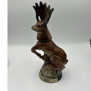 Vintage 1971 Jim Beam Wyoming Jackalope Whiskey Decanter Empty Very Cool Piece